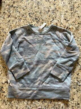 Childhoods Clothing Faded Camo Crewneck Sweatshirt